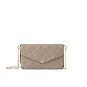 Louis Vuitton Felicie Pochette in Turtledove